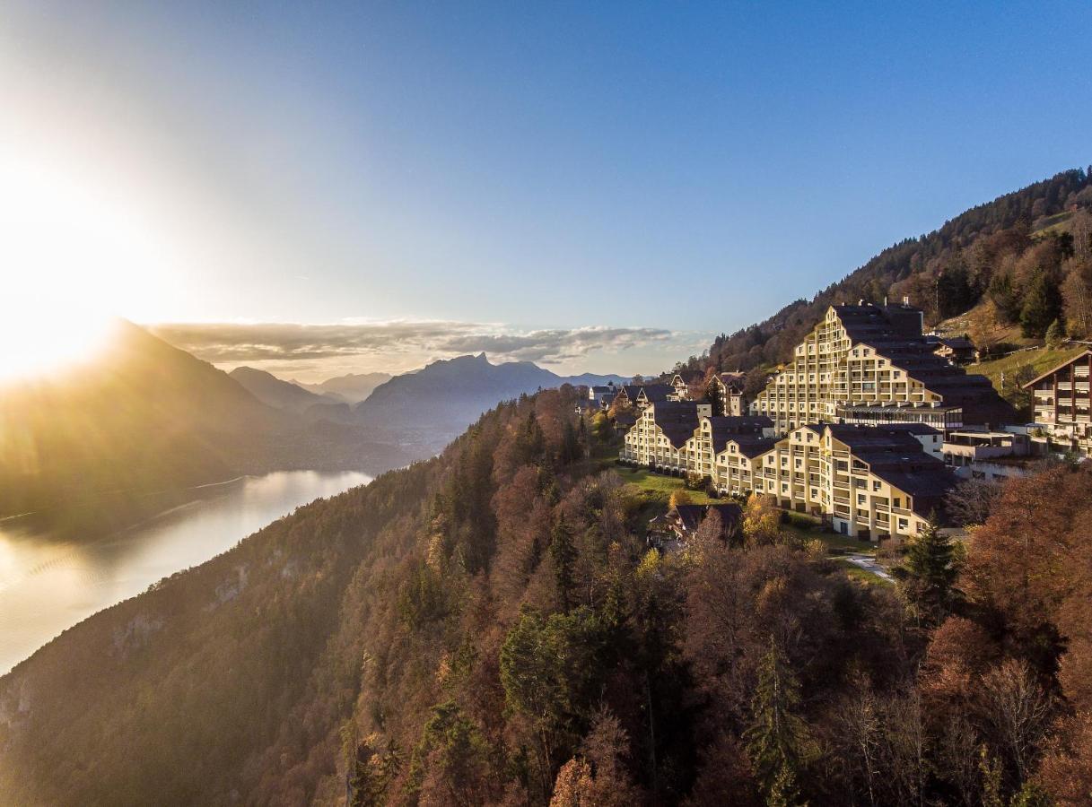 Apartment Enzian Mit Mitbenutzung Spa & Wellness - Griwa Rent Ag Beatenberg Exteriör bild